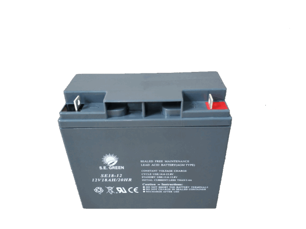 12 Vdc de 18 Ah (SE18-12), S.E GREEN Agm