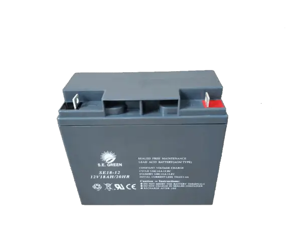 12 Vdc de 18 Ah (SE18-12), S.E GREEN Agm