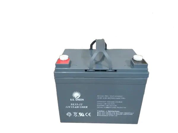 12 Vdc de 35 Ah (SE35-12), S.E GREEN Agm