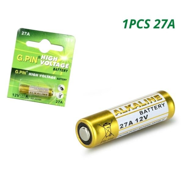 Bateria de Alkaline de 12 Voltios de 27Ah (A27, V27GA), G. PIN