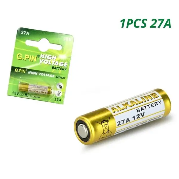 Bateria de Alkaline de 12 Voltios de 27Ah (A27, V27GA), G. PIN