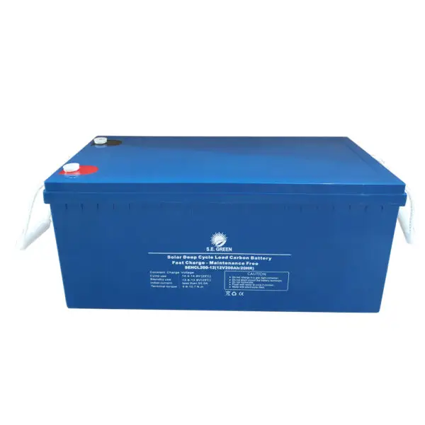 12 Vdc de 200 Ah (SETH200-12), S.E GREEN Agm