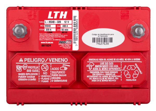 NS-40R de 320 cca, LTH - Imagen 5