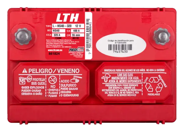 NS-40R de 320 cca, LTH - Imagen 5